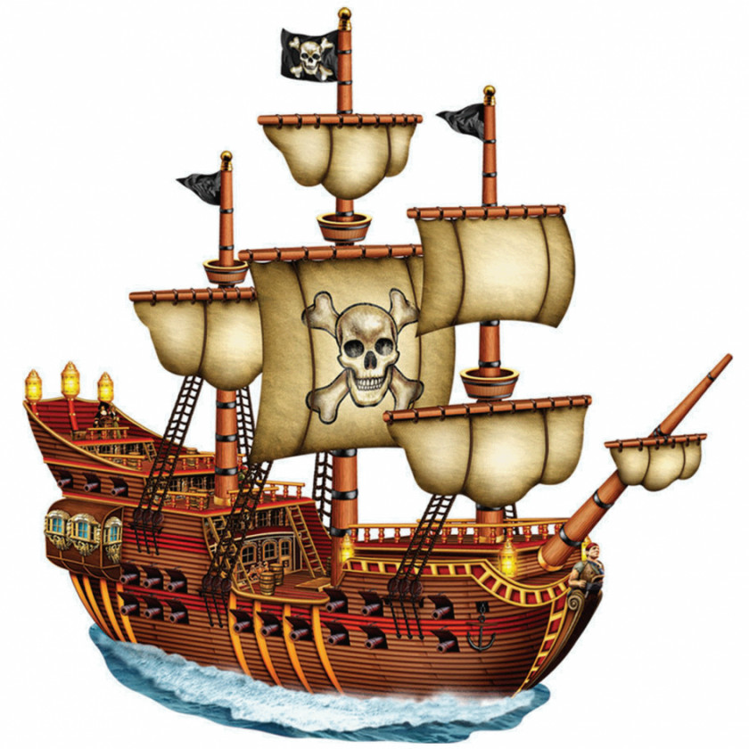 Pirate Sailing Ship Piracy Clip Art PNG