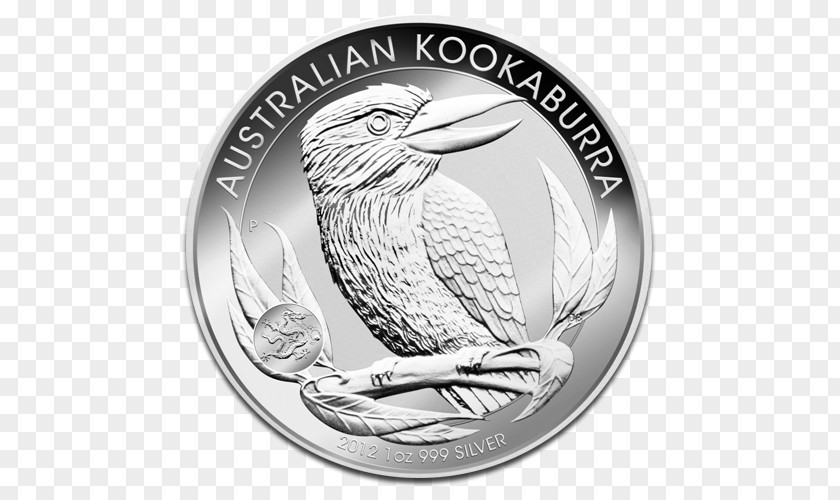 Silver Mark Perth Mint Australian Kookaburra Coin Bullion PNG