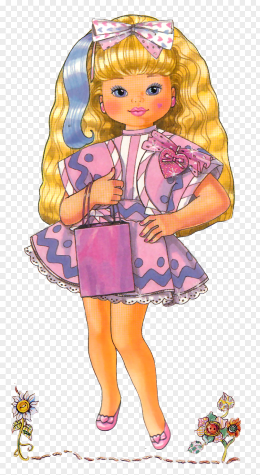 Barbie Cartoon Toddler Character PNG