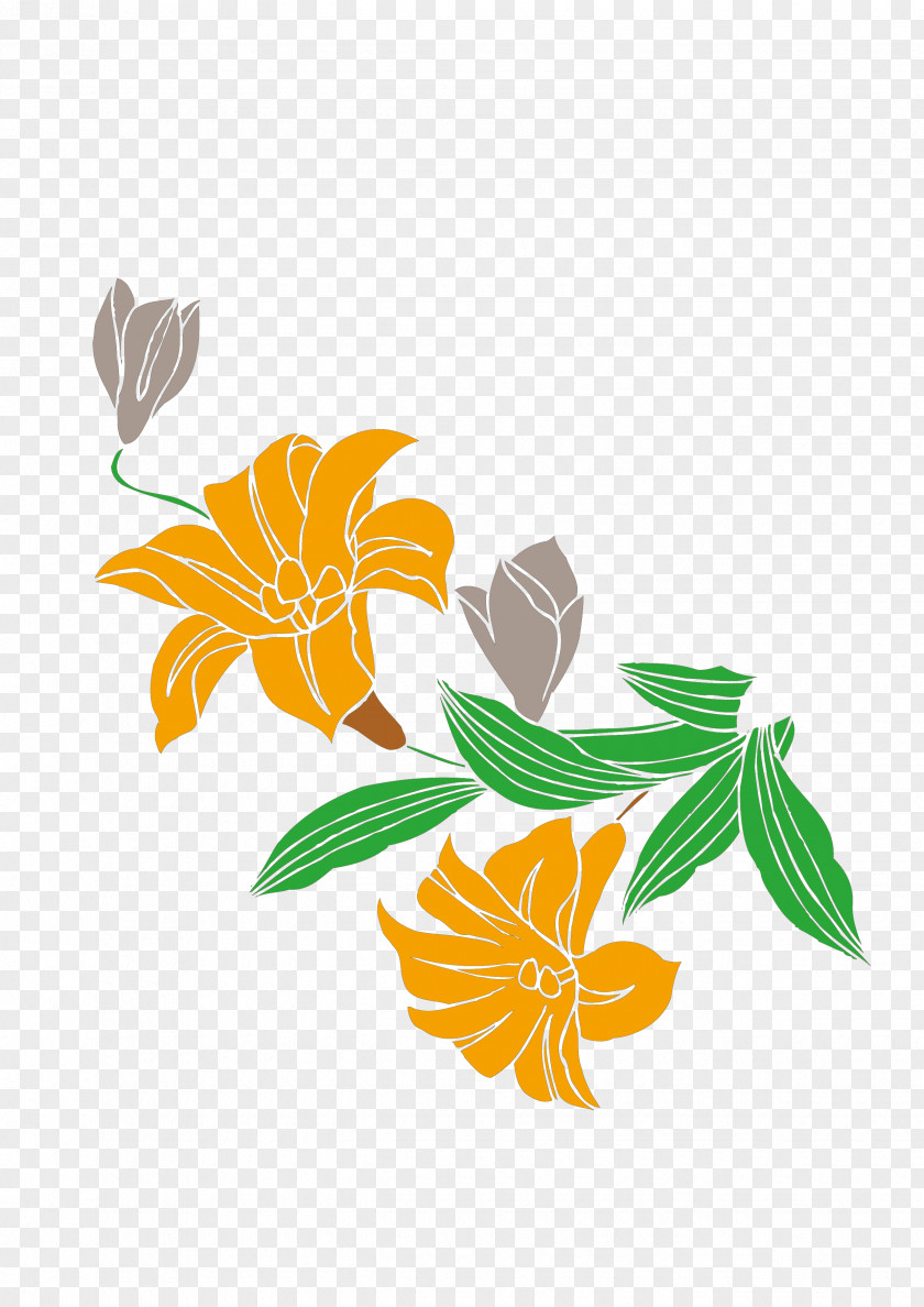 Hand-painted Lily Download Lilium Clip Art PNG