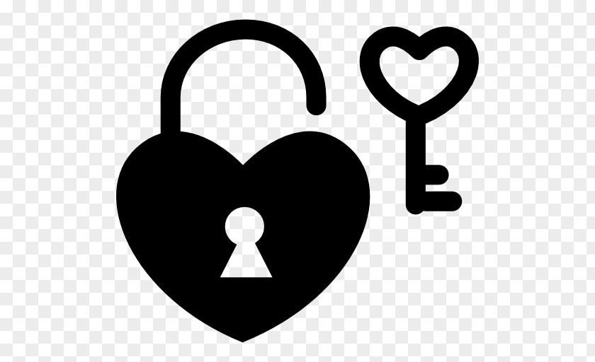 Heart Key Lock PNG