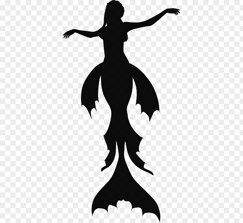 Mermaid Ariel Silhouette Fairy Tale Clip Art PNG