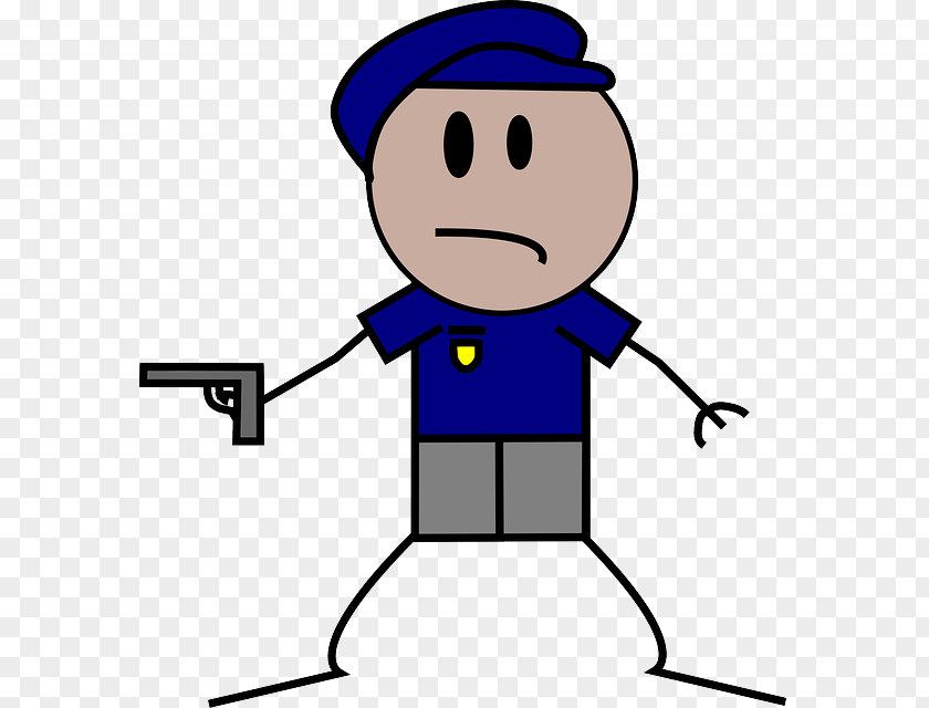 Police Officer Stick Figure Clip Art PNG