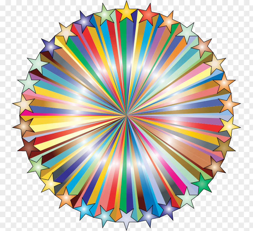 Starburst Color Clip Art PNG