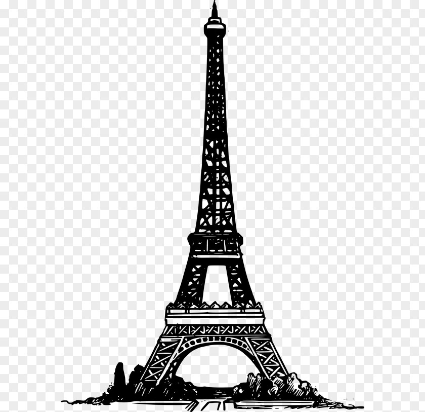 Style Steeple Eiffel Tower Drawing PNG