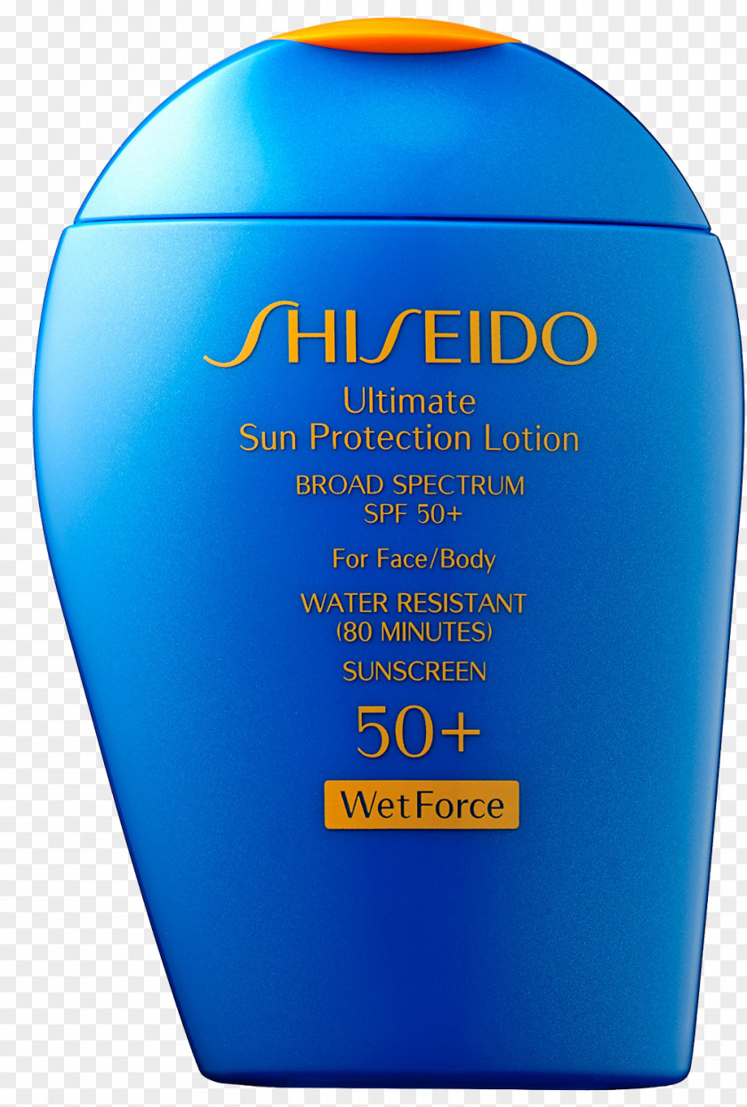 Sunscreen Lotion Shiseido Factor De Protección Solar Cosmetics PNG