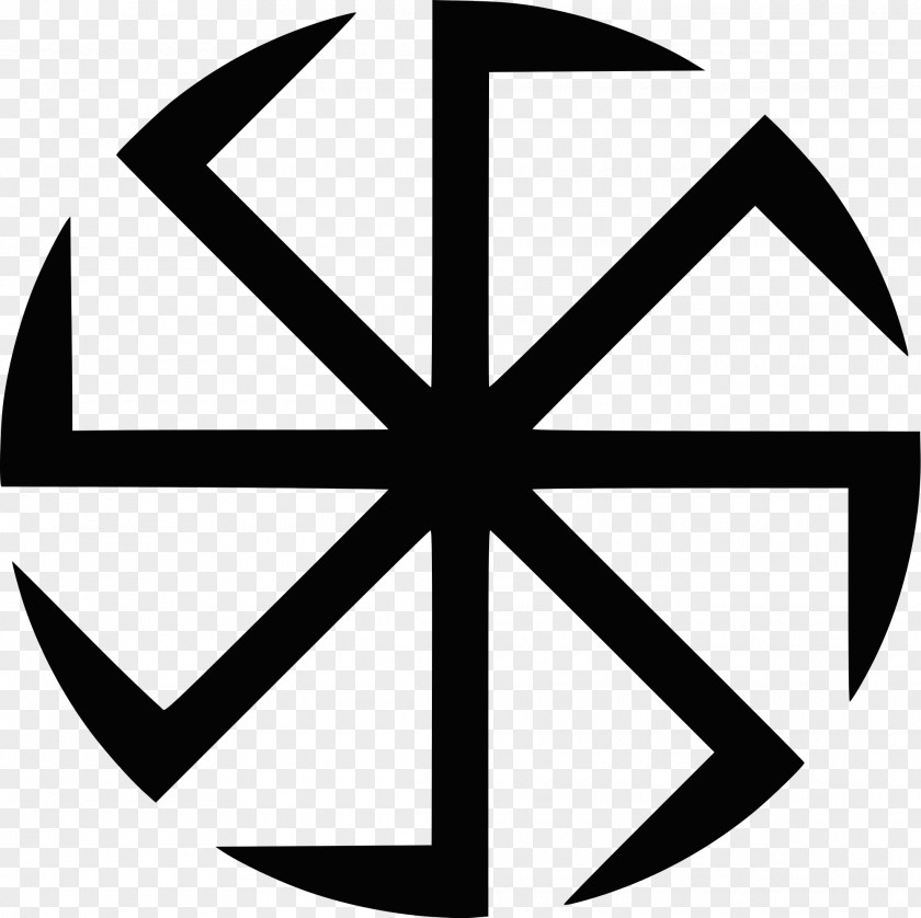 Symbol Slavs Slavic Paganism Native Faith Kolovrat PNG