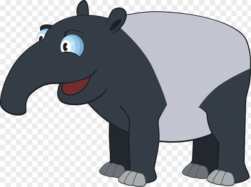 Long Nose Tapir Cartoon Stock Photography PNG