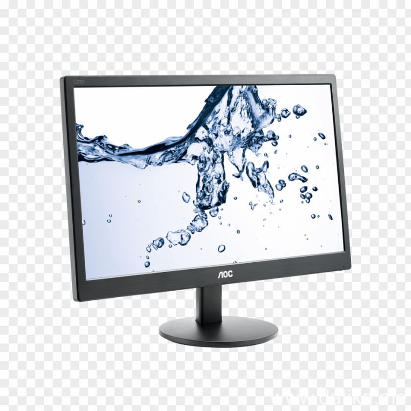 Monitor AOC International Computer Monitors VGA Connector LED-backlit LCD Liquid-crystal Display PNG