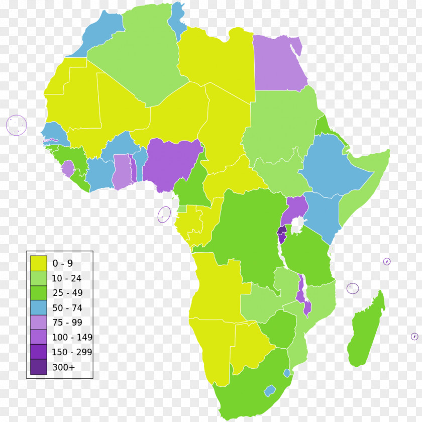 Africa South Population Density Map Geography PNG