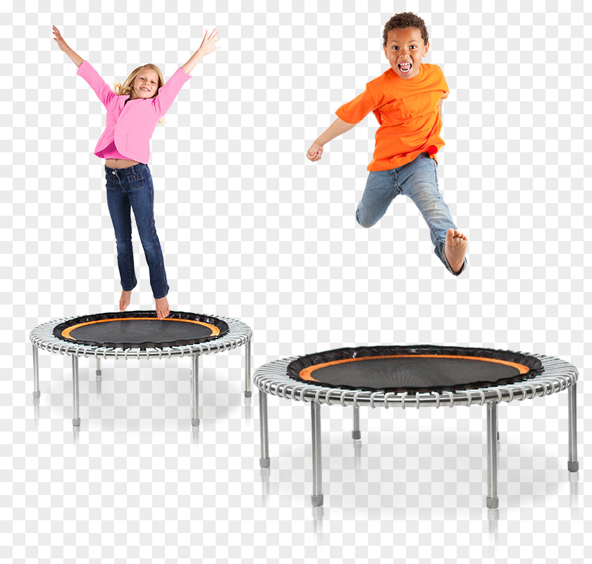 Children Playing Trampoline Sport Jumping Trampette Diving Boards PNG