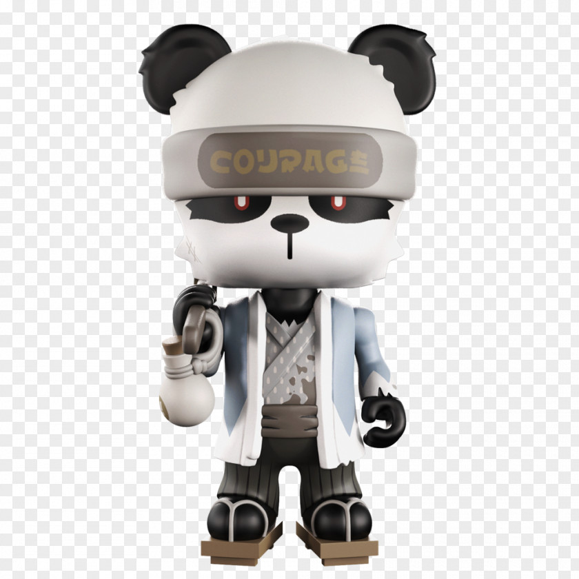 Dr. Finkelstein Designer Toy Figurine Bear Giant Panda PNG