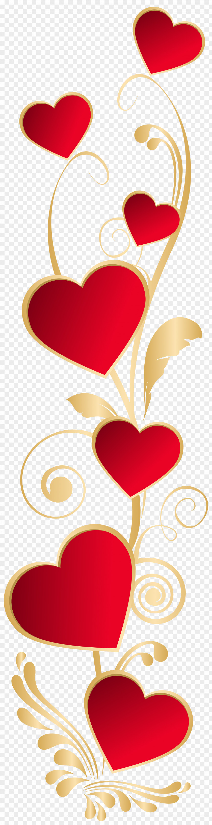 Hearts Deco Element PNG Clip Art Heart Valentine's Day PNG