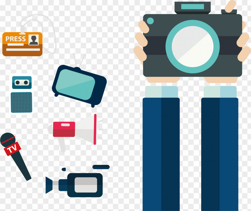 Media Work Report Microphone Icon PNG