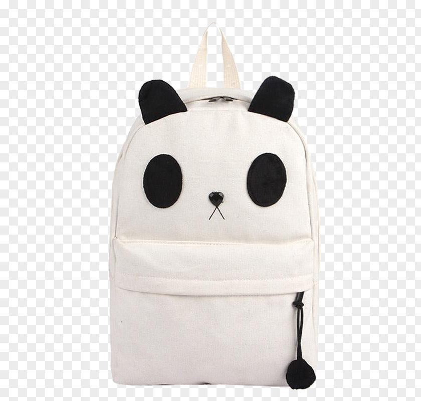Student Bag Giant Panda Handbag Backpack PNG