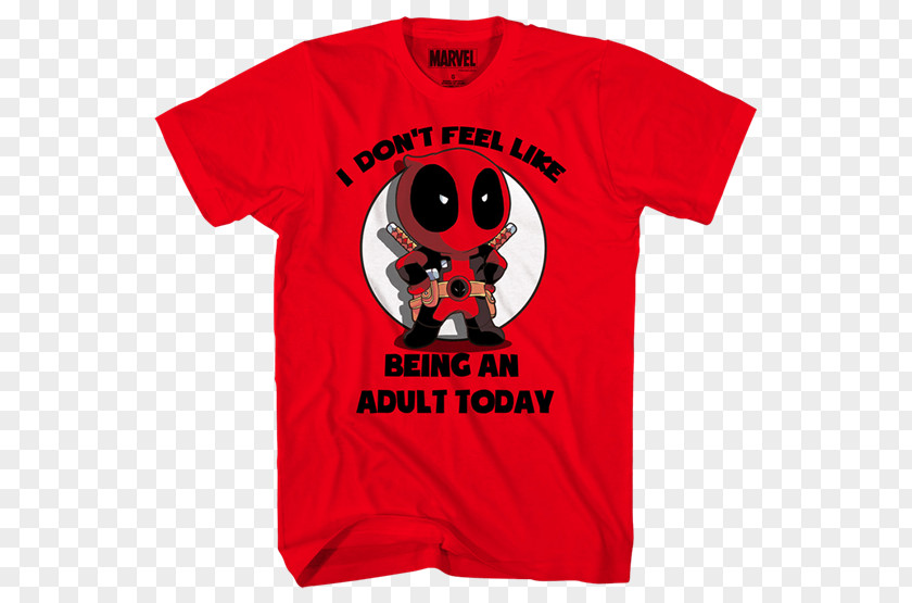 T-shirt Deadpool Hoodie Marvel Comics PNG
