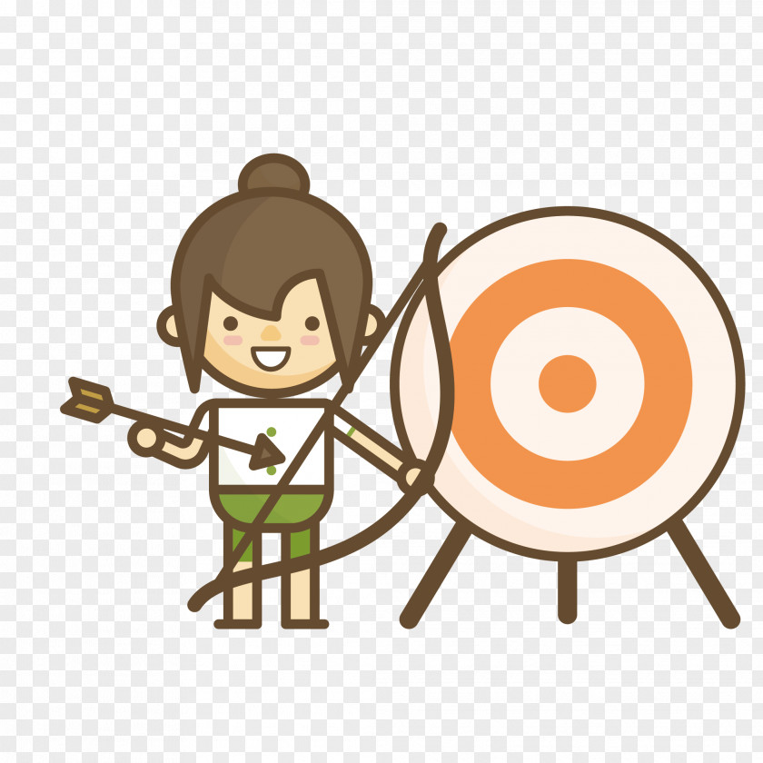 Archery Vector Graphics Illustration Image PNG