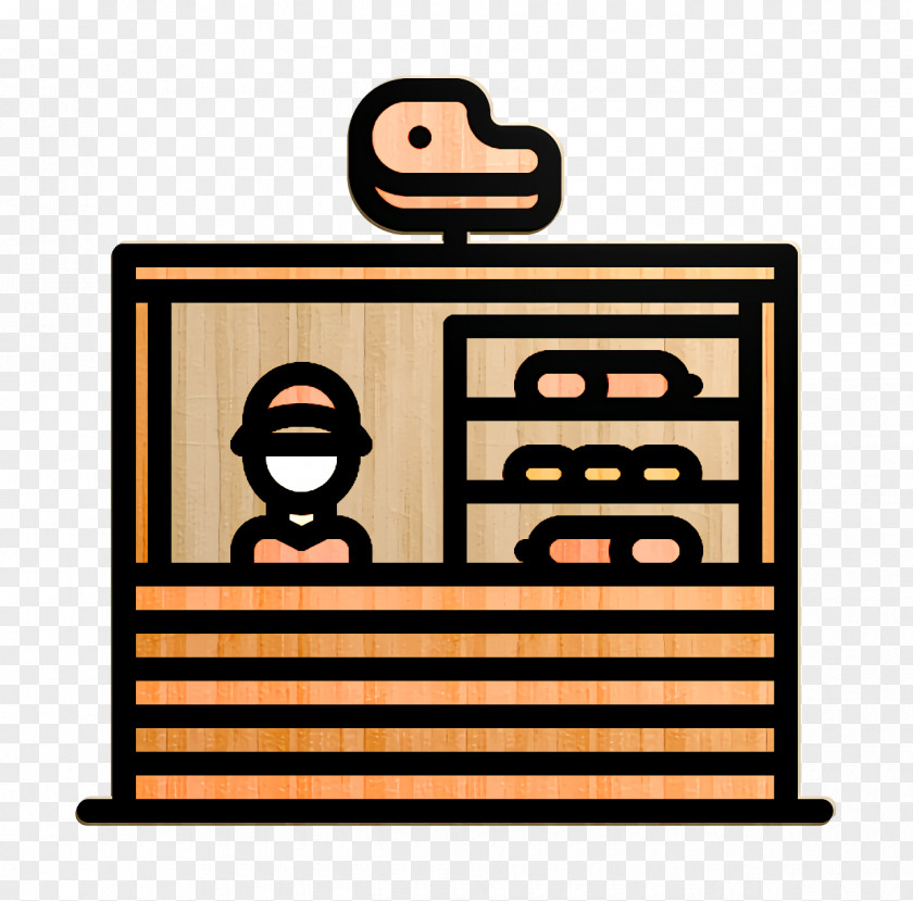 Butcher Icon Stand PNG