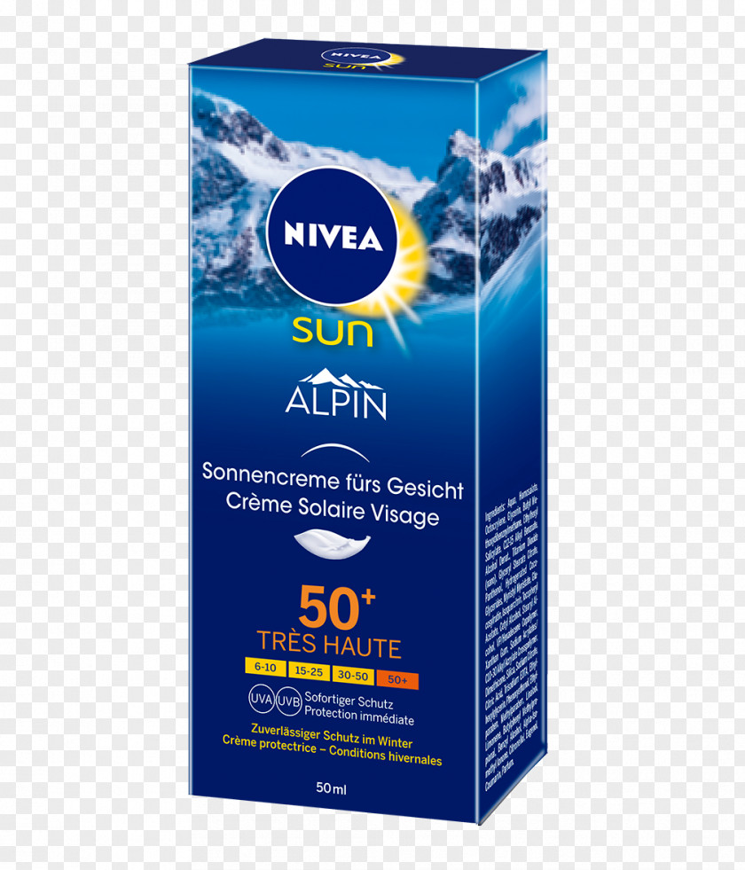 Face Sunscreen Lip Balm Factor De Protección Solar Cream Nivea PNG