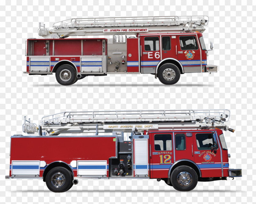 Fire Truck Engine Department Car Saint Joseph PNG