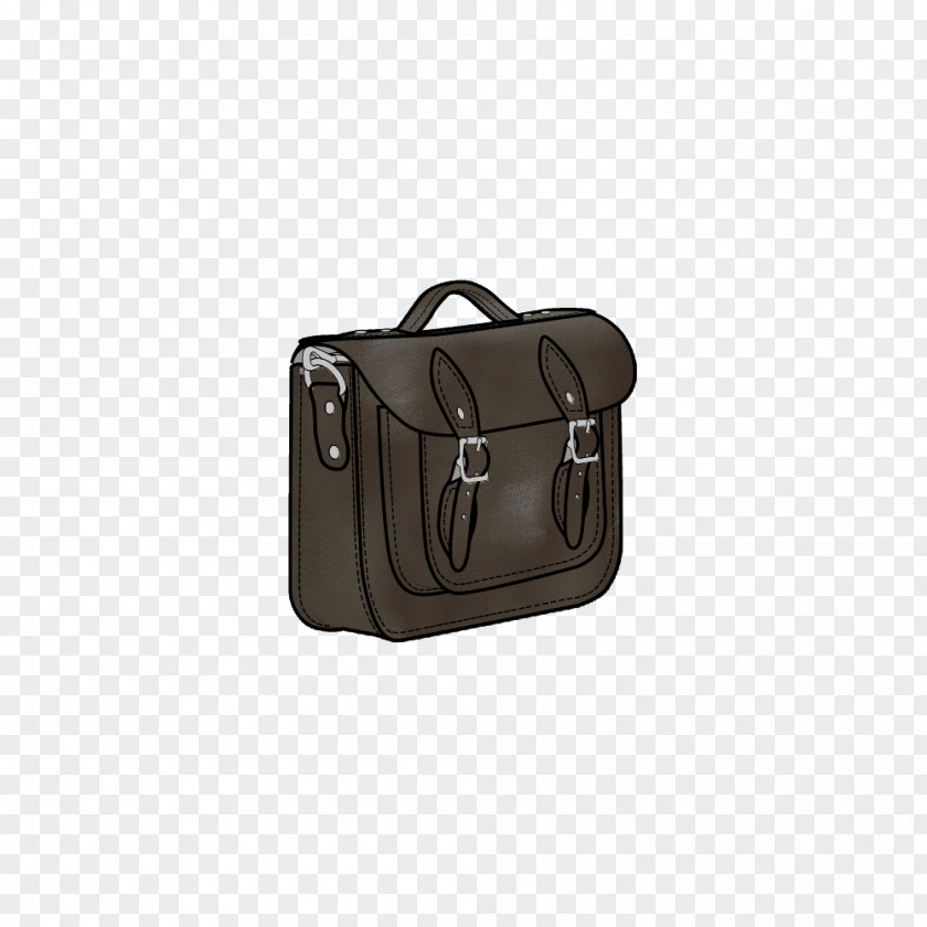Leather Briefcase Baggage Hand Luggage Backpack PNG