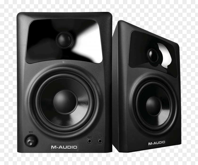 M Audio Studio Monitor Loudspeaker M-Audio AV32 / AV42 Computer Monitors Desktop Computers PNG