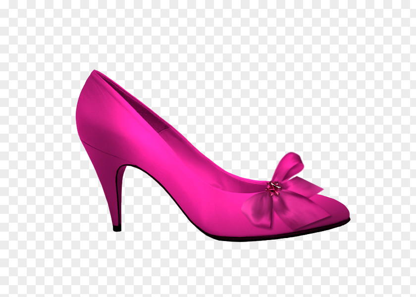 Rose Red High Heels Pink High-heeled Footwear Shoe PNG