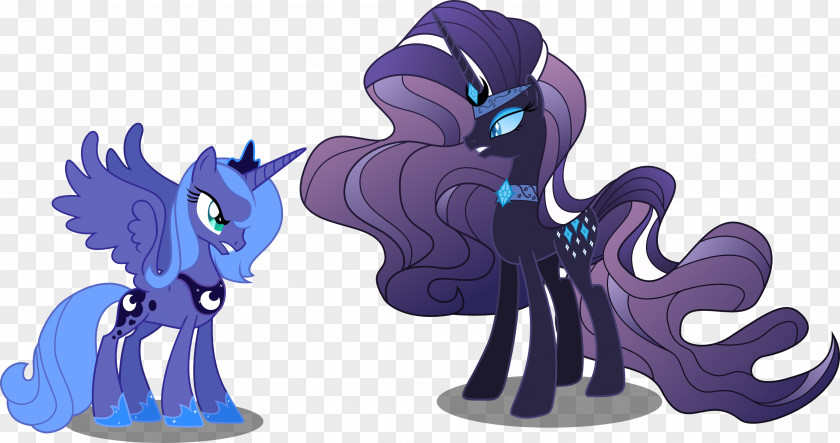 Blue Pony Rarity Princess Luna My Little Pony: Friendship Is Magic Fandom Nightmare PNG