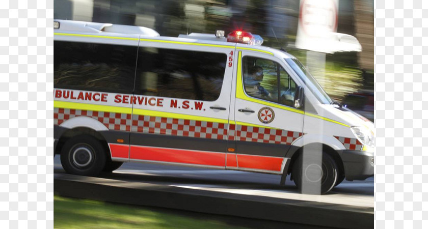 Border Creek Station Sydney Traffic Collision Head-on Ambulance Car PNG