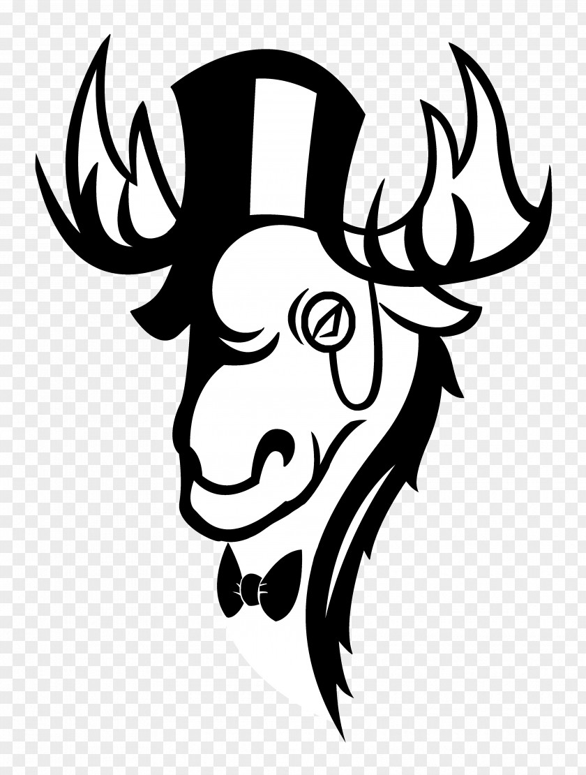 Chin Template Deer Silhouette Visual Arts Clip Art PNG