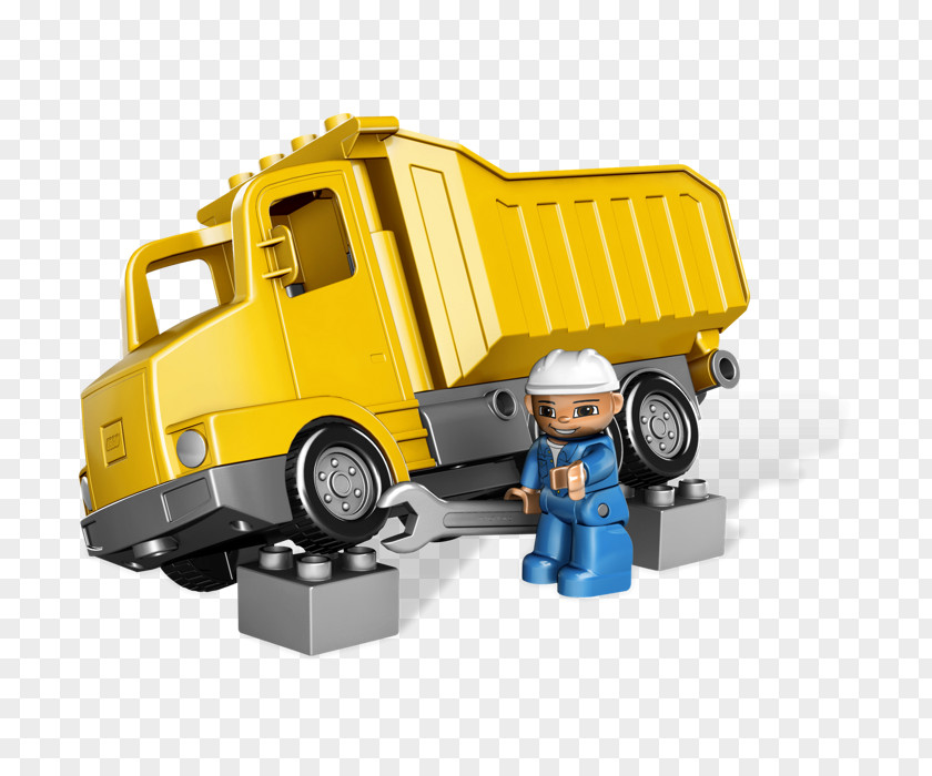 Dump Truck Lego Duplo Toy Block Minifigure Construction Set PNG