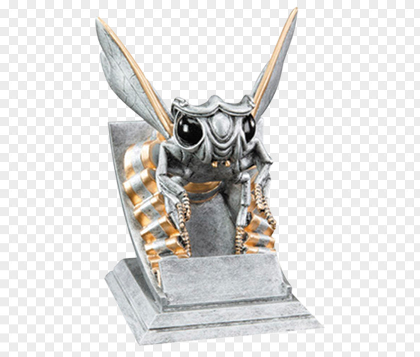 Giant Wasp Trophy Gold Medal Award Commemorative Plaque PNG