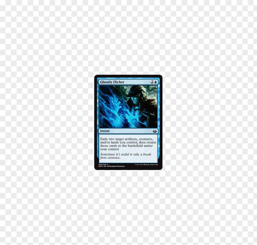 Magic: The Gathering Ghostly Flicker Display Device Modern Masters 2017 Edition Multimedia PNG