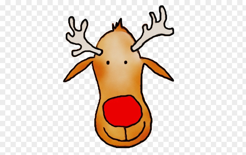 Reindeer Rudolph Santa Claus Clip Art Openclipart PNG