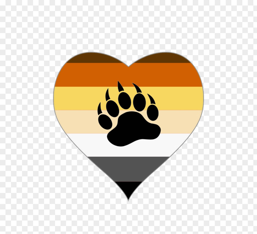 Bear Flag Snout Paw Clip Art PNG