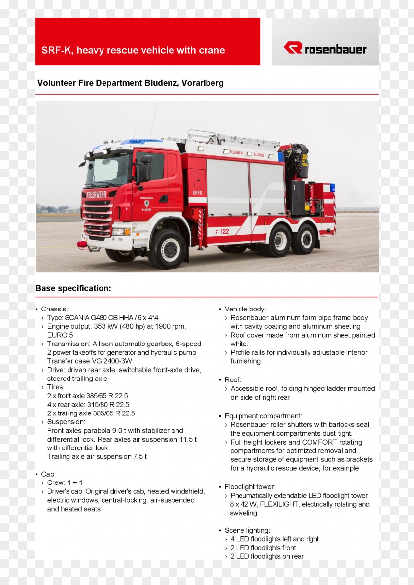 Car Commercial Vehicle Kenworth T600 Heavy Rescue Magirus PNG
