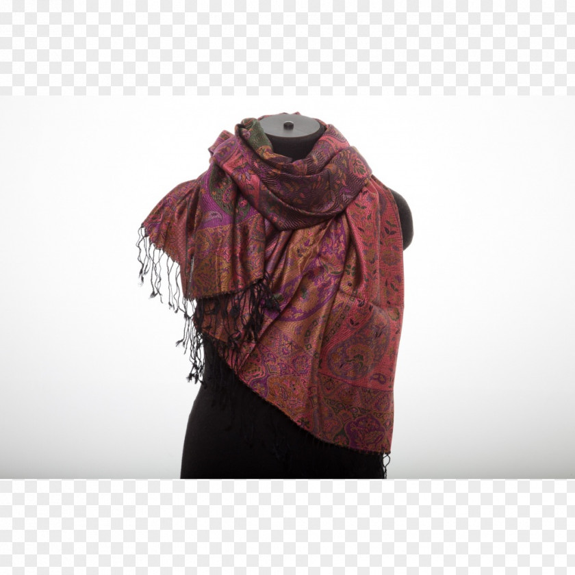 Neck Maroon Stole PNG