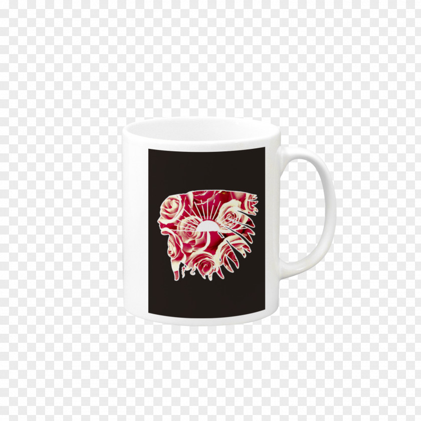 White Mug Coffee Cup Product Maroon PNG