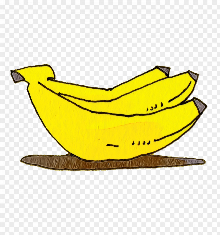 Banana Boat Angle Yellow Line PNG