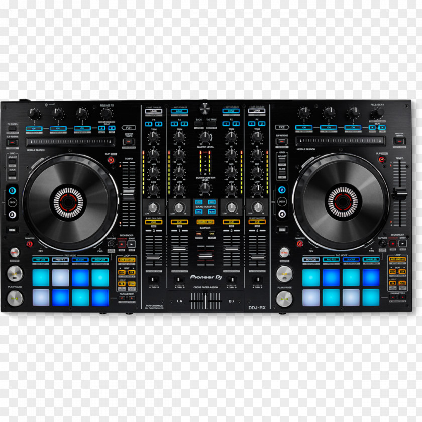 Dj DJ Controller Pioneer Disc Jockey DDJ-RX Audio PNG