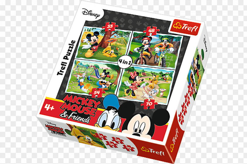 Mickey Mouse Jigsaw Puzzles Minnie Trefl PNG
