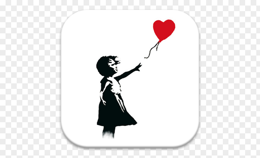 Painting Balloon Girl Love Is In The Bin Artist PNG