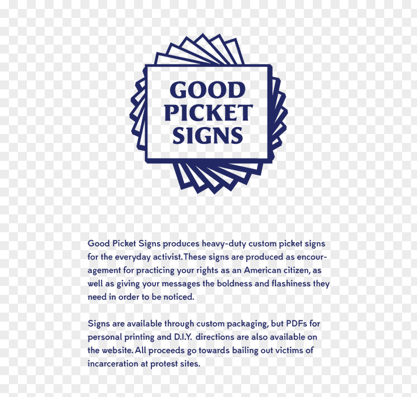 Picket Sign Paper Brand Logo Organization Font PNG