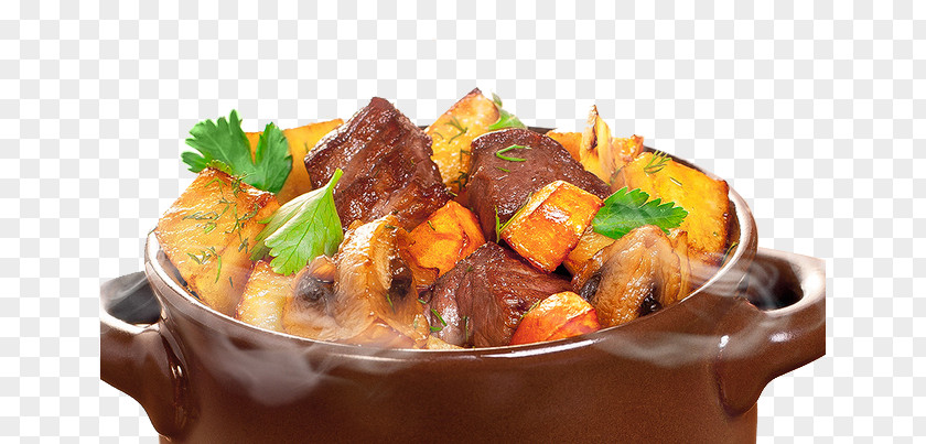 Potato Stew Beef Brisket Hot Pot Eintopf Induction Cooking Frying Pan PNG