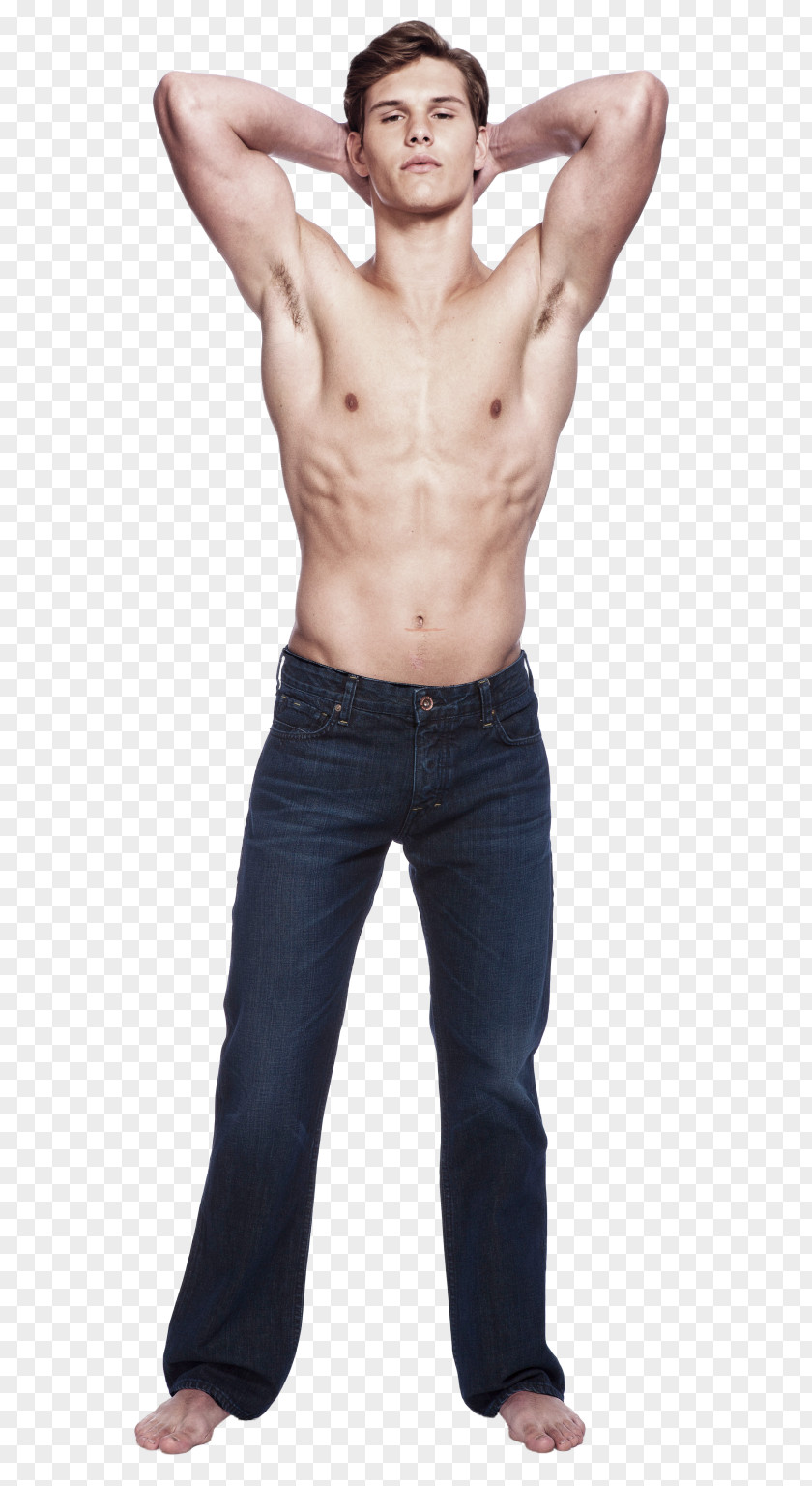 Thomas Edison Barechestedness Jeans Denim Body Man Hip PNG