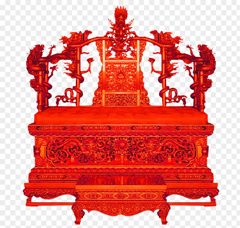 Throne Forbidden City Emperor Of China Qing Dynasty Chair PNG