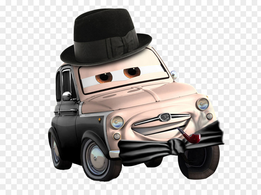 Accident Cars Luigi Lightning McQueen Printing PNG