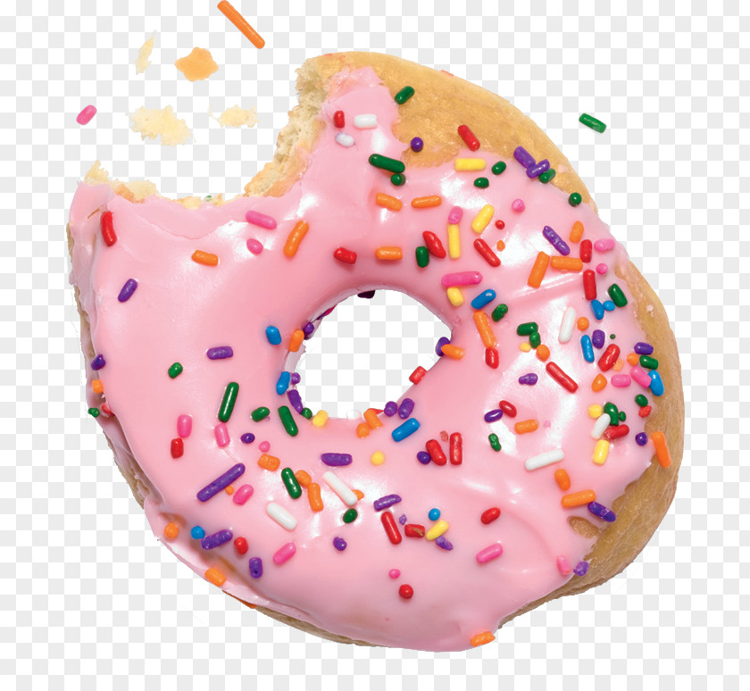 Donut Sprinkles Sweetness Pink Sugar Lip PNG