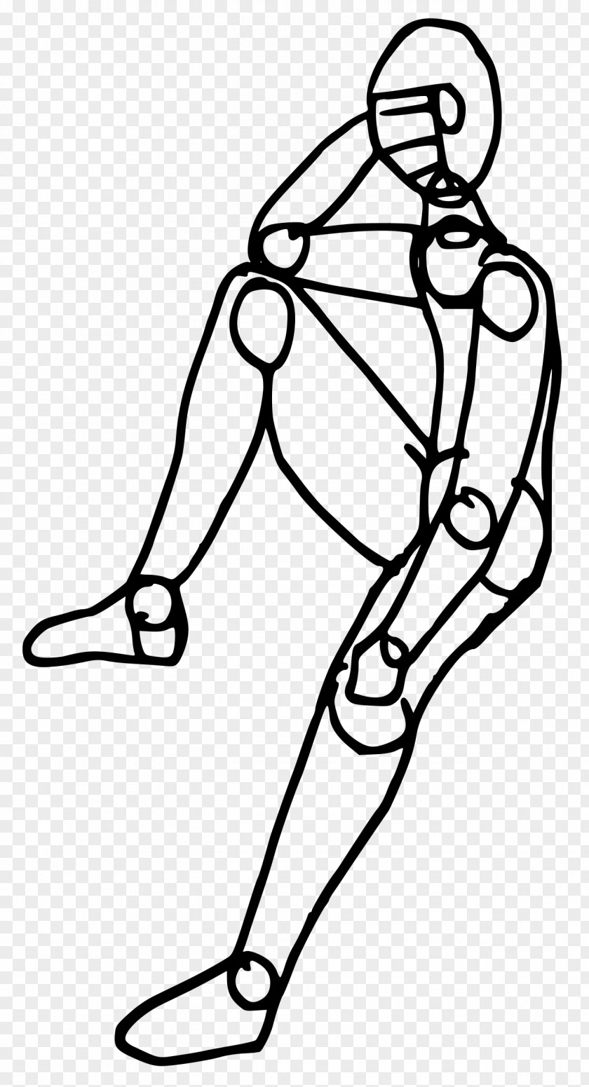 Sitting Man Drawing Human Figure Body Line Art Clip PNG