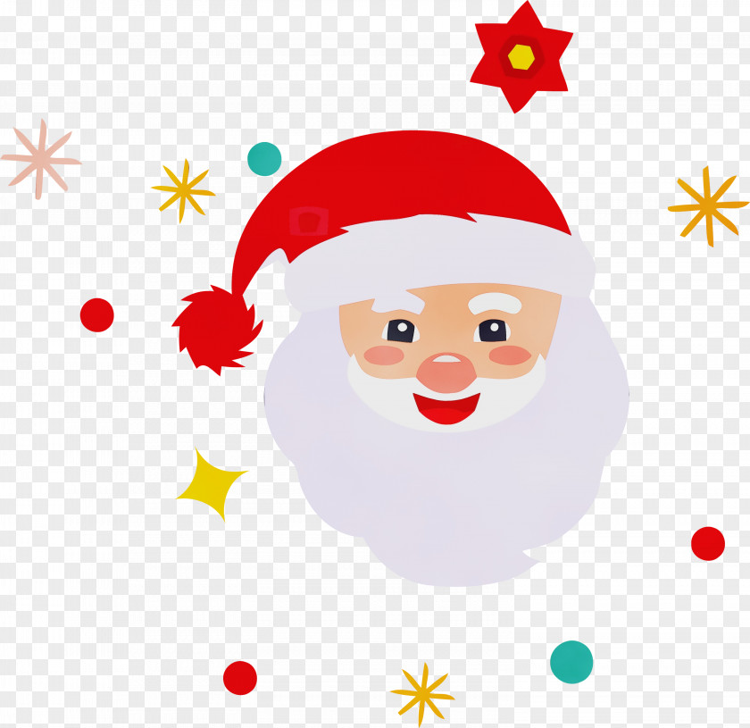 Smile Christmas Eve Santa Claus PNG